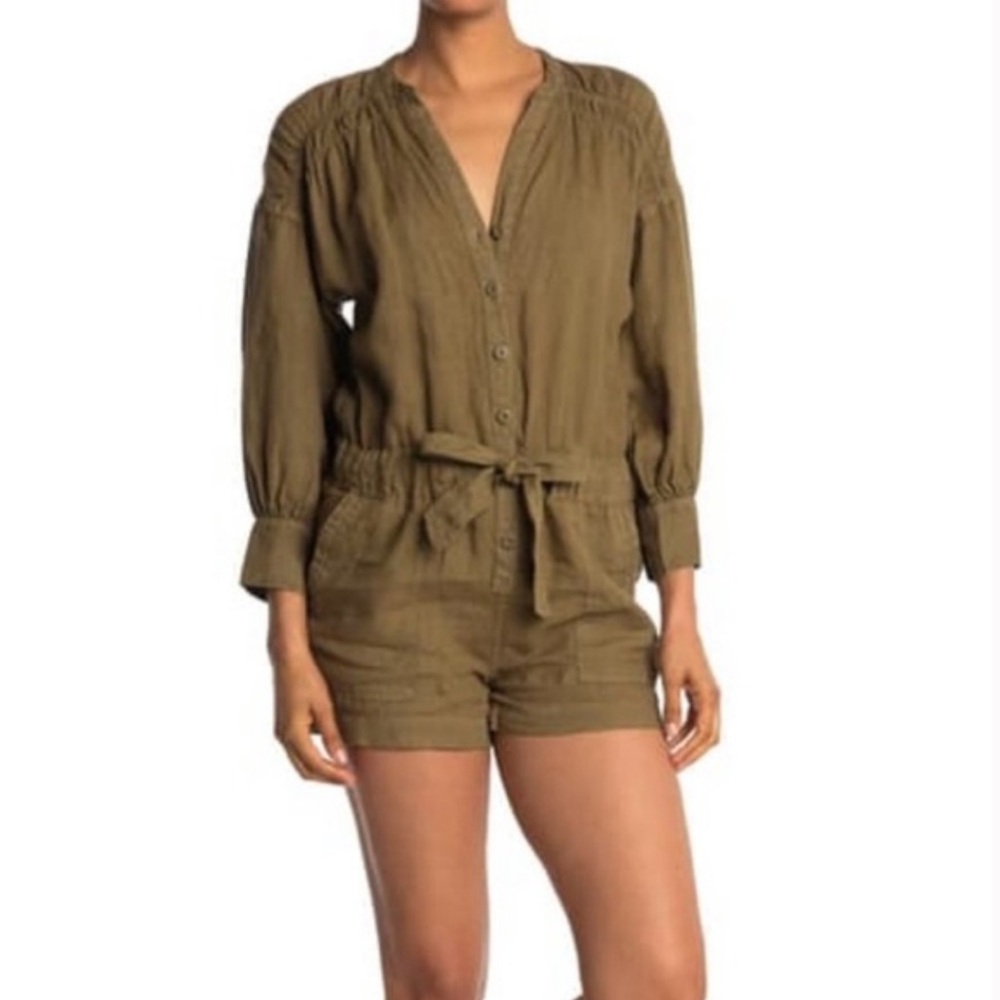 Joie‎ Bosworth Linen Romper Jumpsuit XS